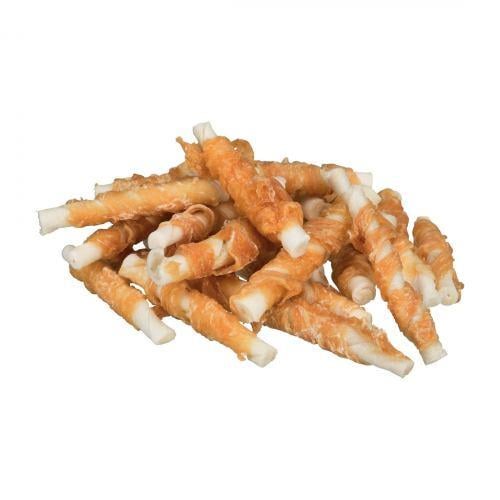 Ласощі для собак Trixie паличка для чищення зубів з куркою Denta Fun 6 см 120 г Ласощі для собак Trixie паличка для чищення зубів з куркою Denta Fun 6 см 120 г