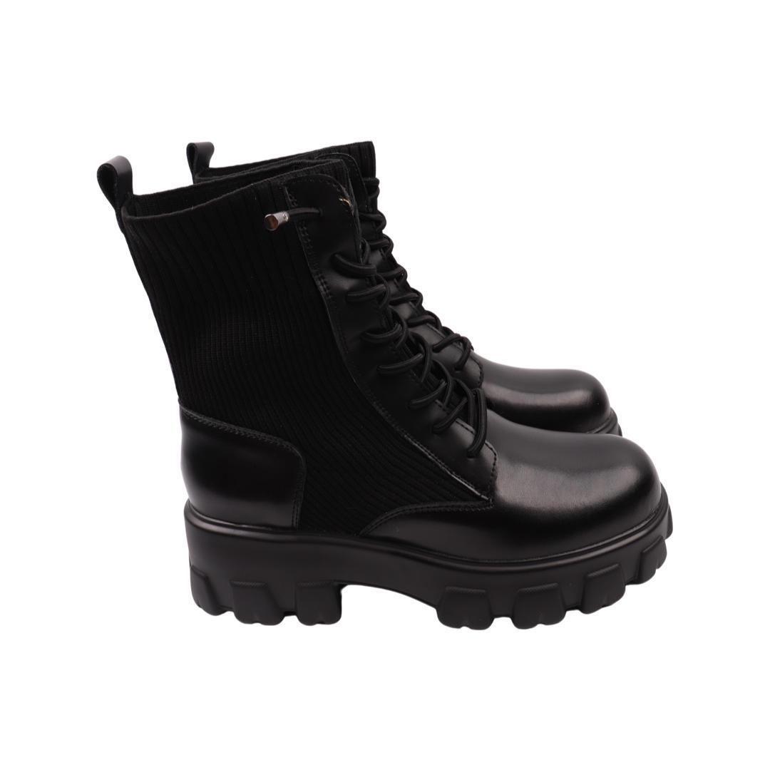 Ботинки женские Li Fexpert из кожи р. 37 Черный (862-22DHC)