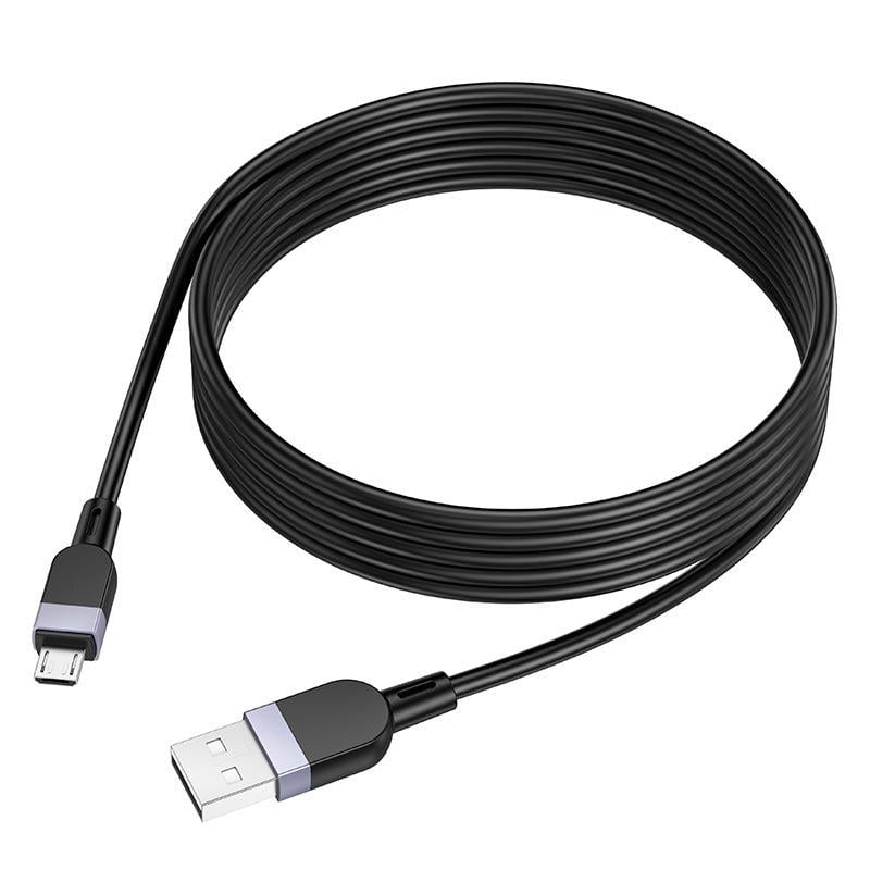 Кабель Hoco X109 USB до Micro USB Energy silicone charging data cable 2 м Чорний (23790134)