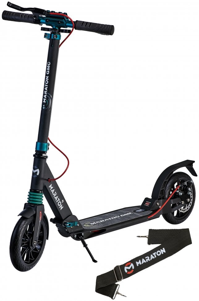 Самокат двухколесный Maraton GMC Disc 2020 черный