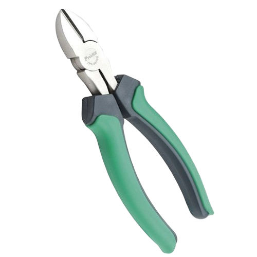 Бокорізи для точного різання дроту Pro'sKit 1PK-067DS 165 мм сталь S60C Зелений (32163371)