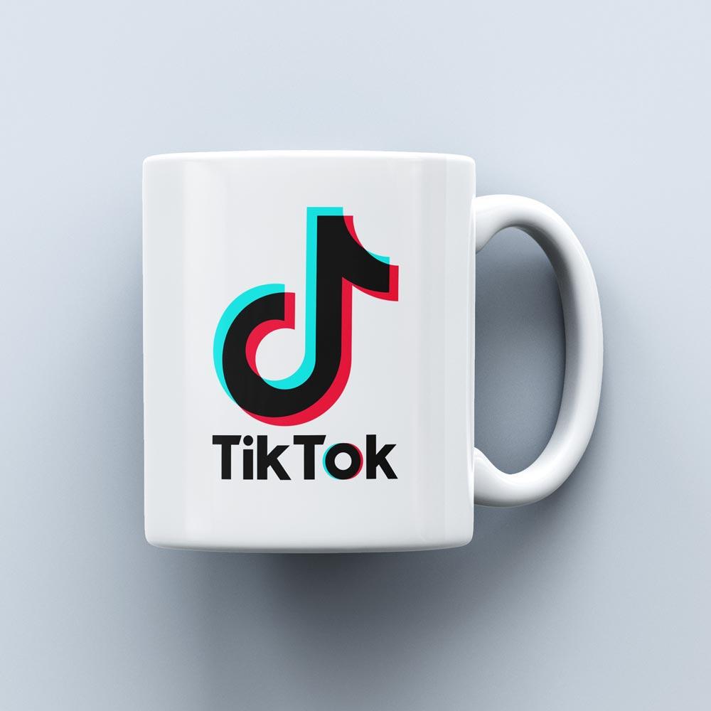 Чашка з логотипом TikTok 330 мл - фото 1