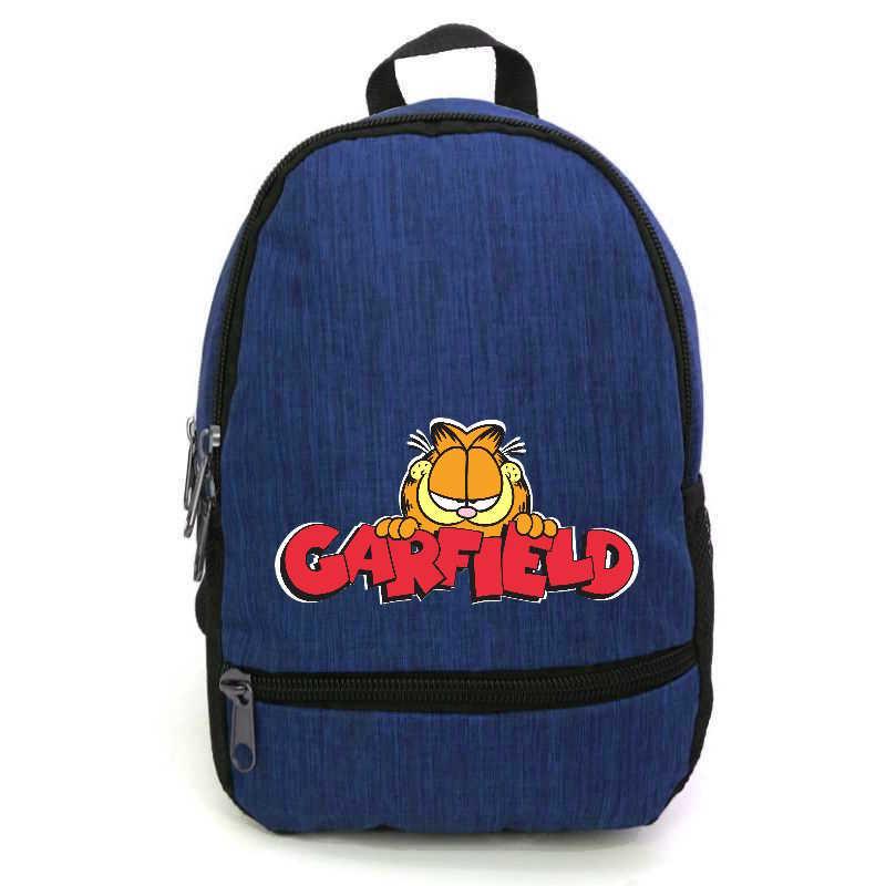 Школьный рюкзак Cappuccino Toys с принтом Garfild-007 28х13х35 см 12,5 л Синий (2236799125)