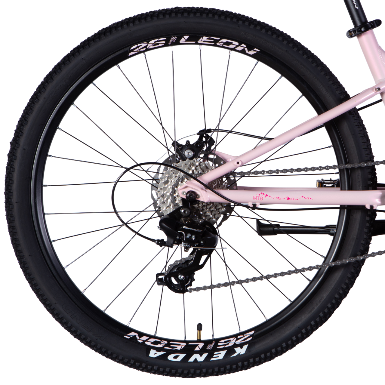 Велосипед подростковый Leon SUPER JUNIOR DD CS AL 26" 13" 2025 Розовый/Малиновый - фото 2 Велосипед подростковый Leon SUPER JUNIOR DD CS AL 26" 13" 2025 Розовый/Малиновый - фото 2