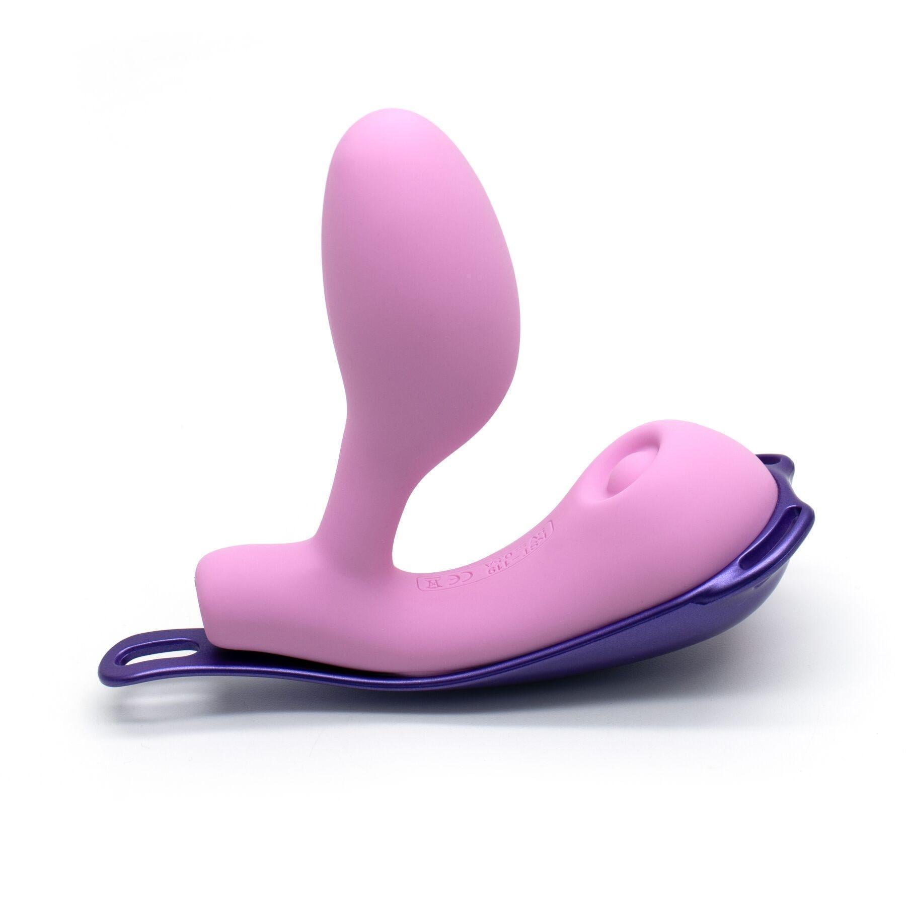 Виброяйцо-смарт со стимуляцией клитора KISSTOY Viosecret Pro 11,5 см Розовый (57265)