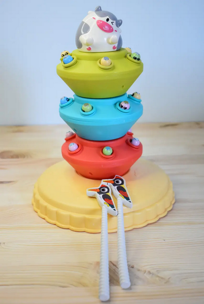 Игра для детей Поймай червя 20103-1 на батарейках развлекательная магнитная развивающая