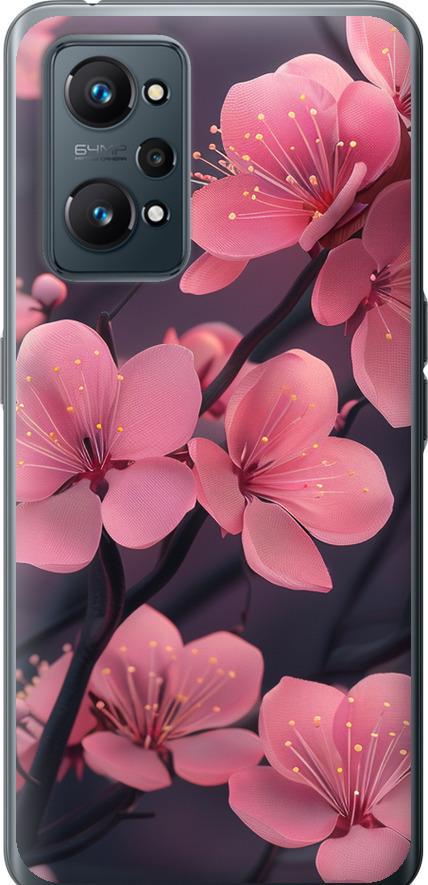 Чехол на Realme GT Neo 2 Пурпурная сакура (6075u-2489-42517)