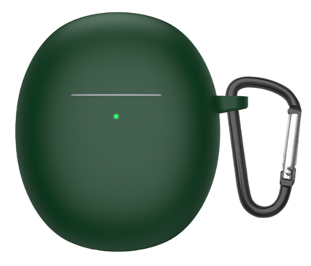 Чехол-накладка DK Silicone Candy Friendly с карабином для Oppo Enco R Green
