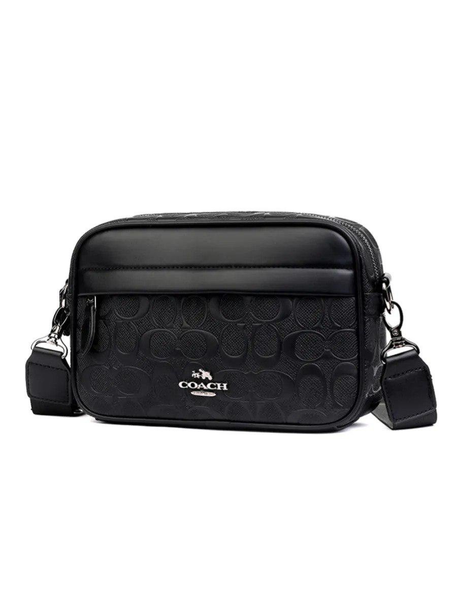 Сумка мужская через плечо Coach Черный