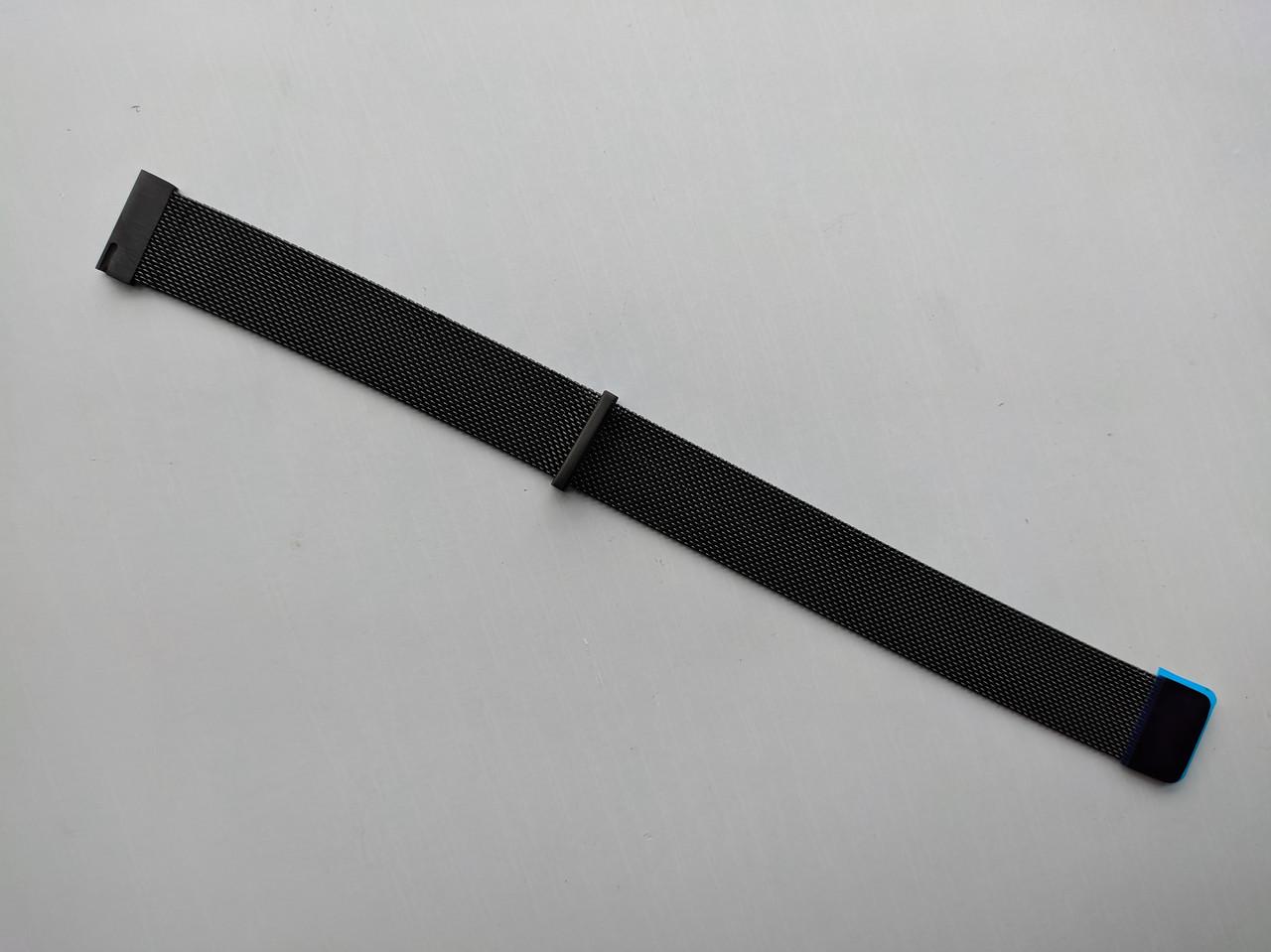 Ремінець для смарт-годинників Mijobs міланська петля металевий 20 мм Чорний (1565P) - фото 9 Ремінець для смарт-годинників Mijobs міланська петля металевий 20 мм Чорний (1565P) - фото 9