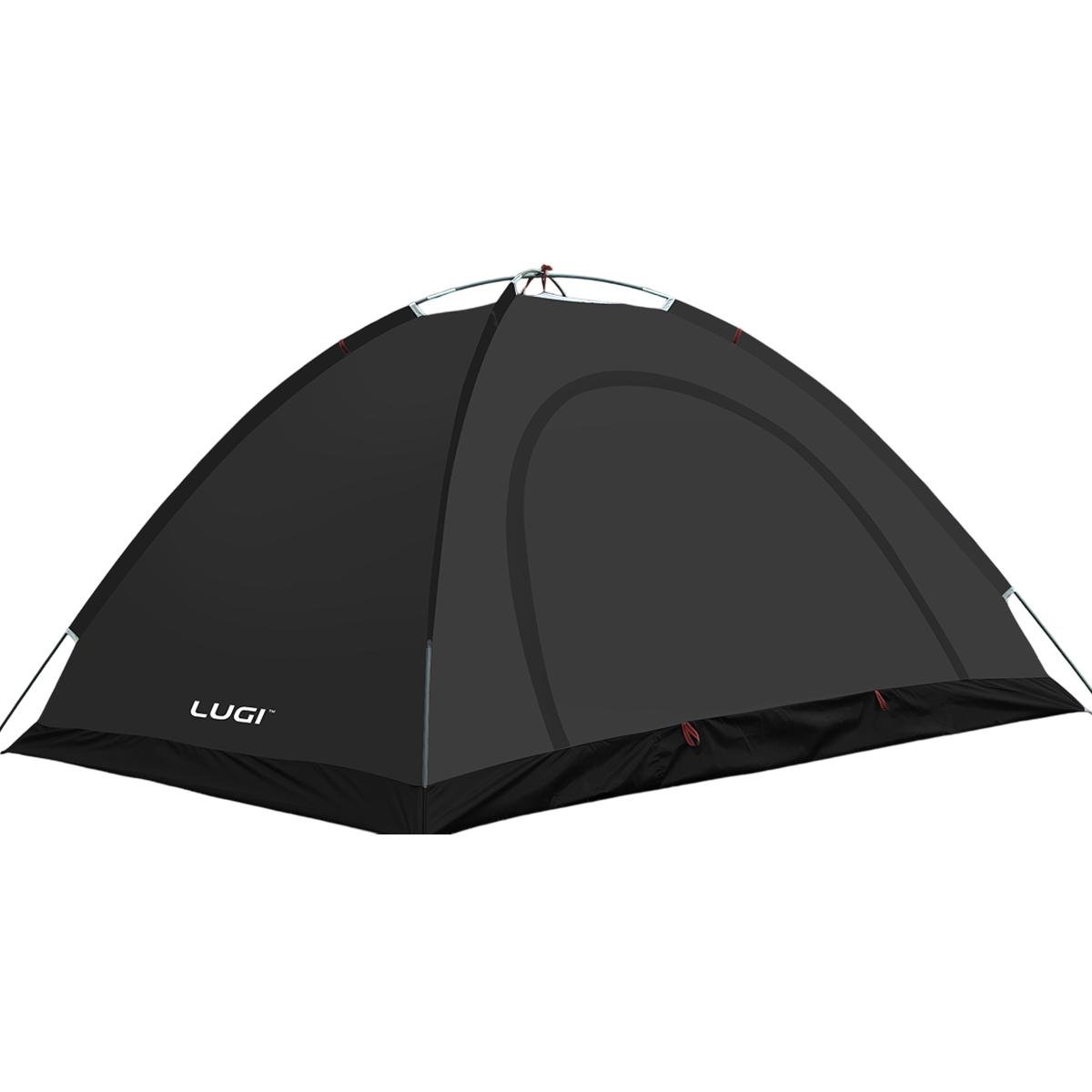 Намет туристичний двомісний 200х150х120 см Чорний (LU-025B)