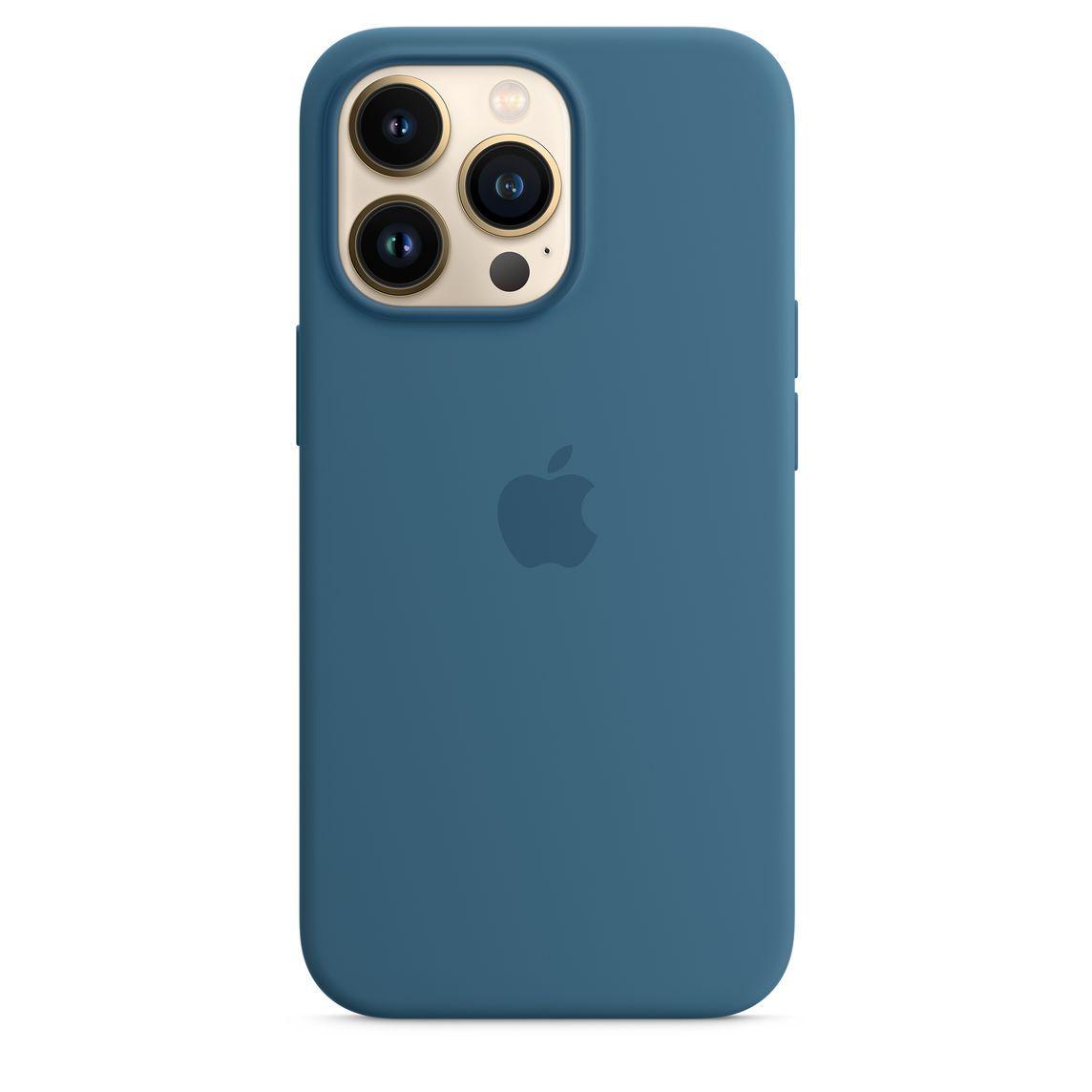 Cиликоновый чехол накладка Silicone Case for iPhone 13 Pro Max, Blue Jay (HC)(A) - фото 3