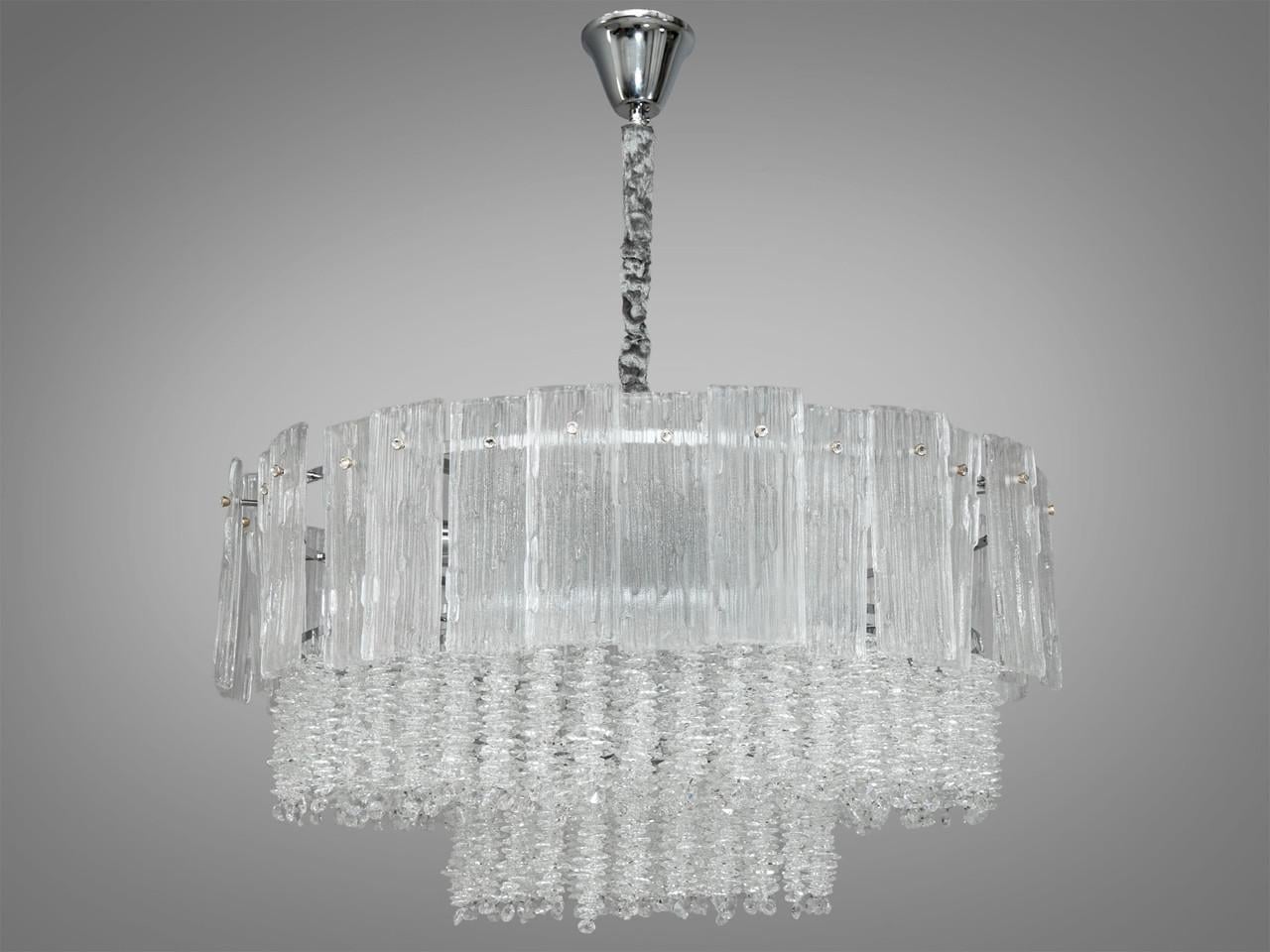 Люстра подвесная на 20 ламп Хром (328-750CH)