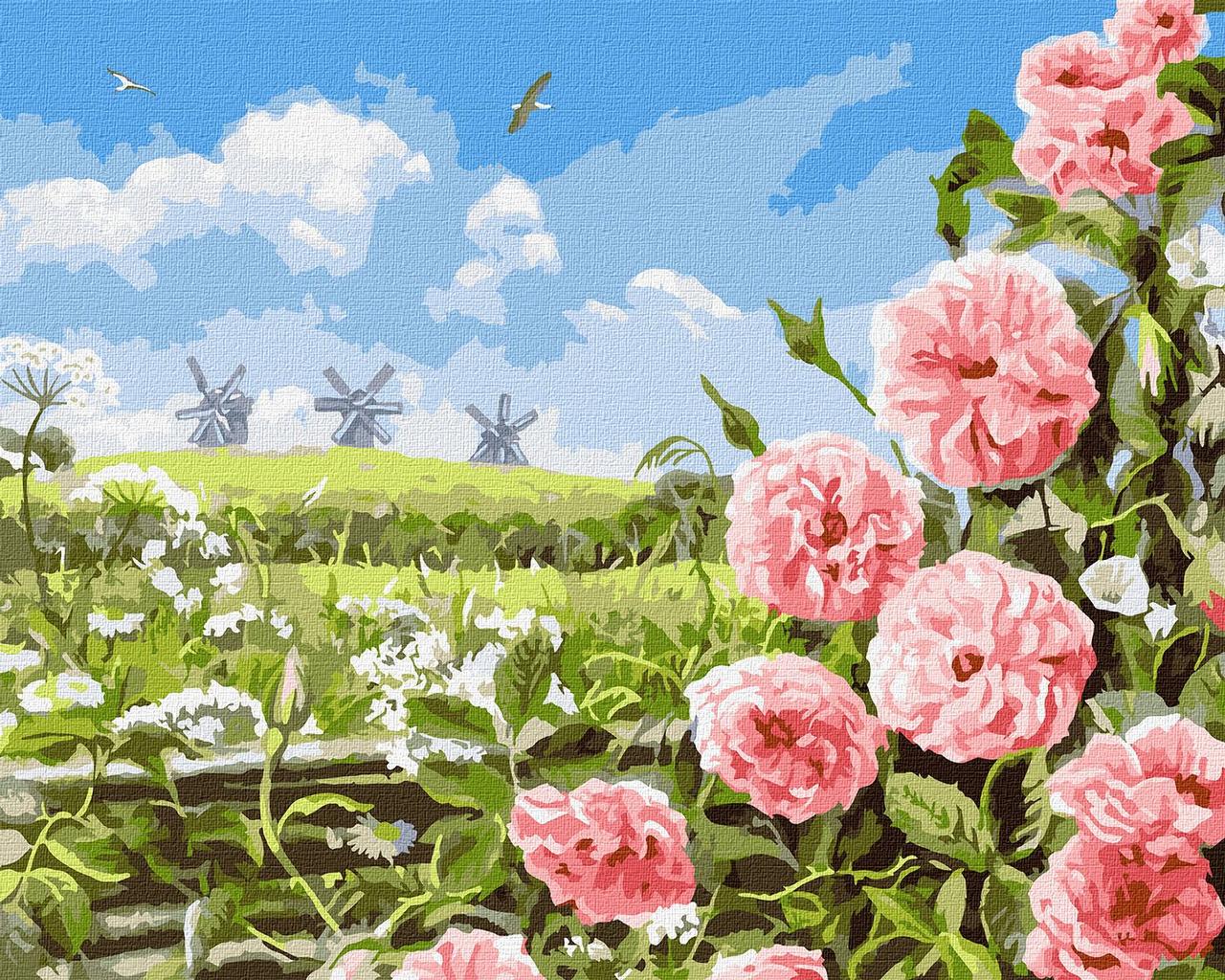 Картина по номерам Ideyka Пейзаж Родное поле 40х50 см