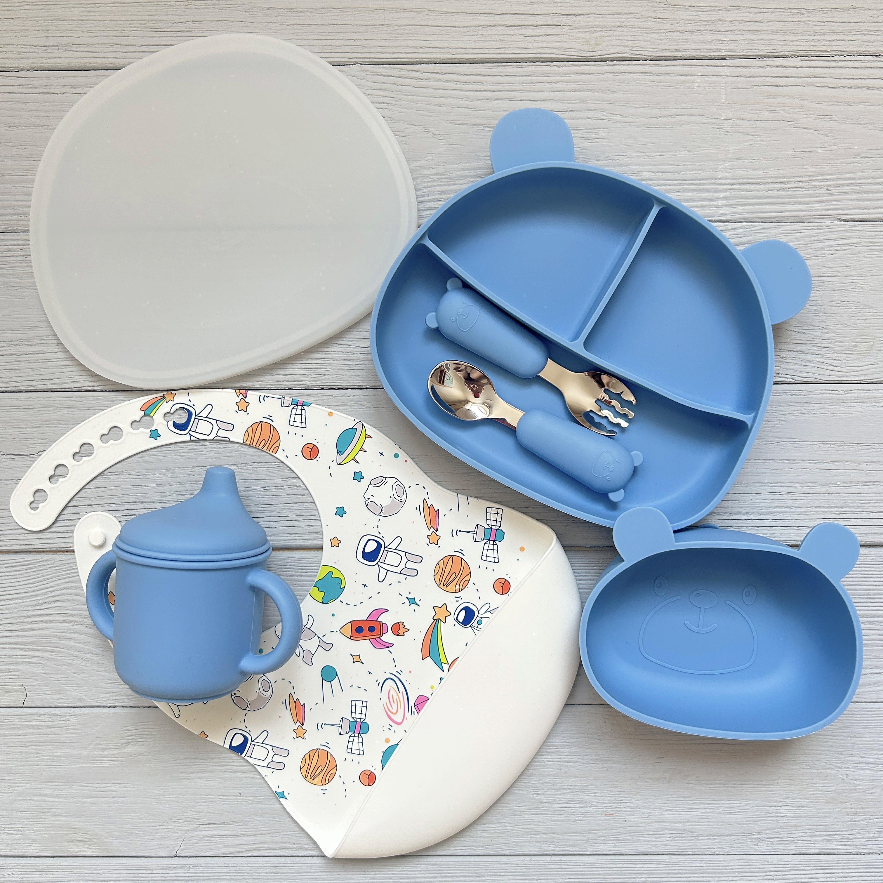Дитячий посуд для годування Ведмедики BPR img_e1783 K52 Powder Blue (65873)