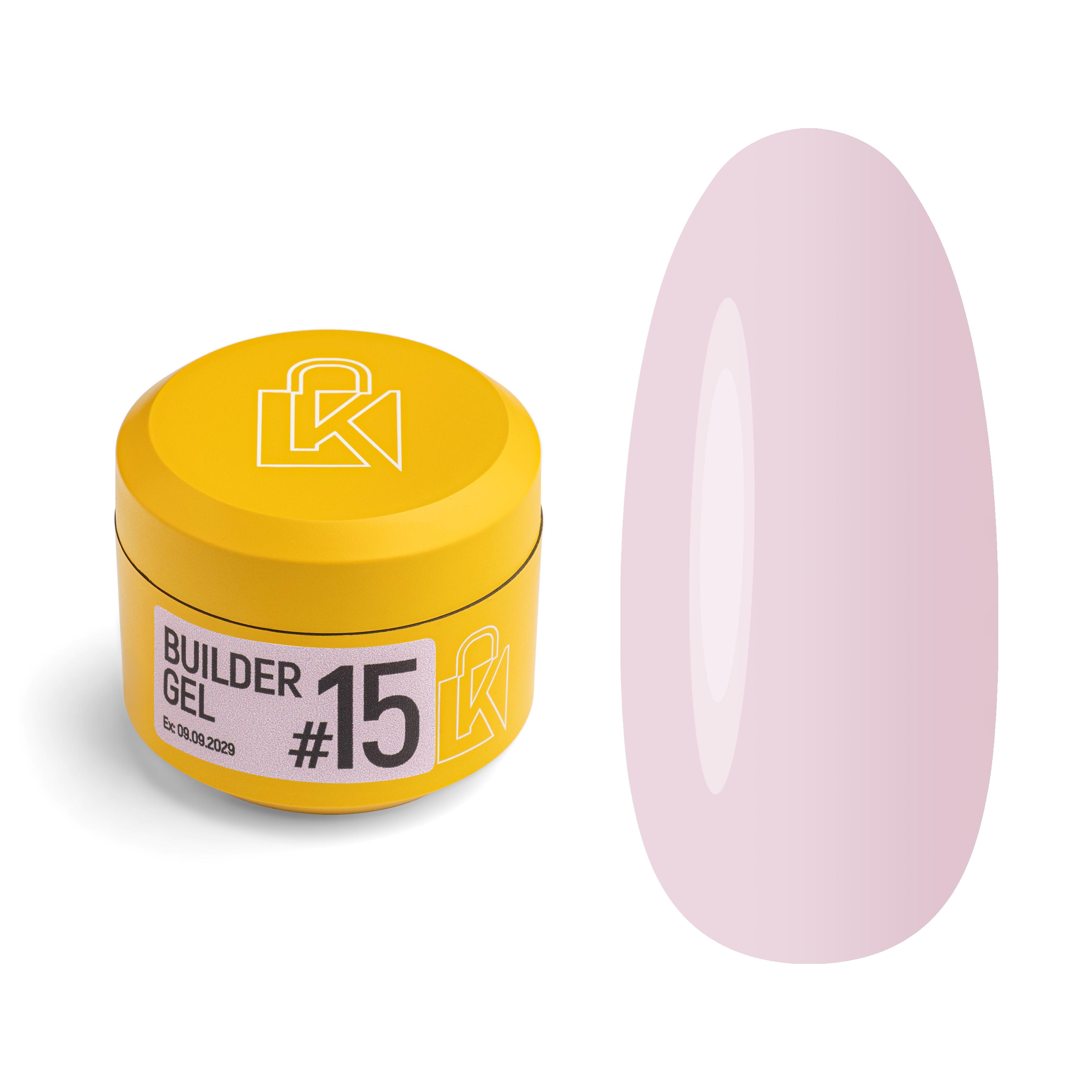 Гель для наращивания Kupiuviti Builder Gel №15 30 мл