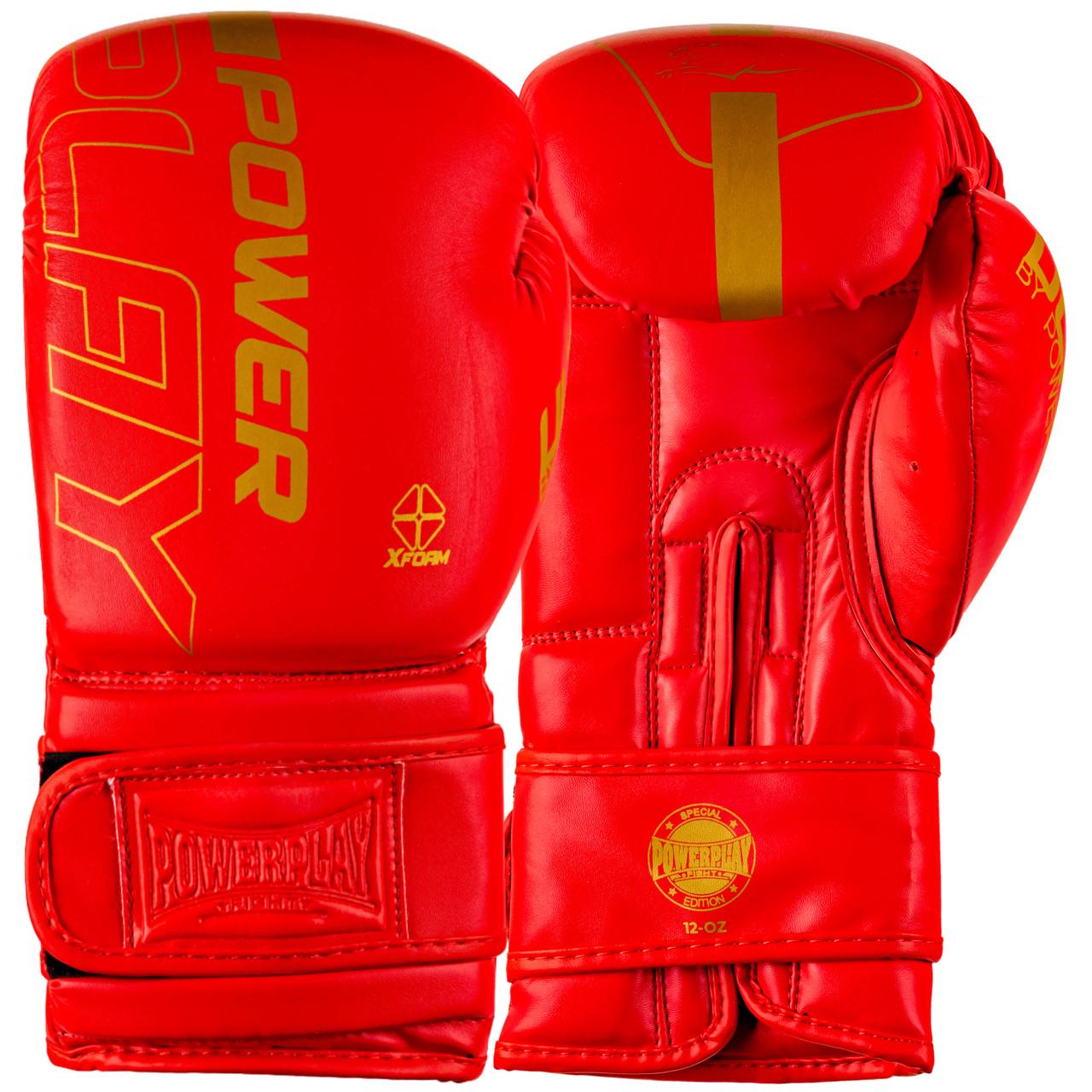 Боксерські рукавиці PowerPlay 3089 Alpha 12 унцій Red (PP 3089 12oz Red)