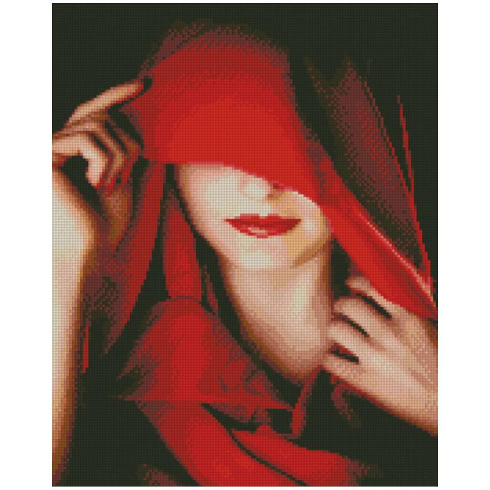 Алмазная мозаика Strateg Загадочная улыбка 40х50 см (FA0003)