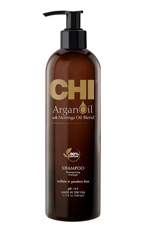 Шампунь питательный для волос CHI Argan Oil с маслом арганы и моринги увлажнения и блеск 340 мл (31225)