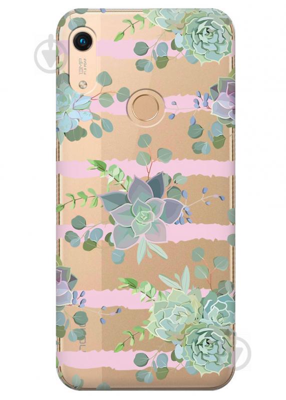Прозрачный силиконовый чехол iSwag для Huawei Y6s (2019) с рисунком - Суккуленты (M1213) Прозрачный силиконовый чехол iSwag для Huawei Y6s (2019) с рисунком - Суккуленты (M1213)