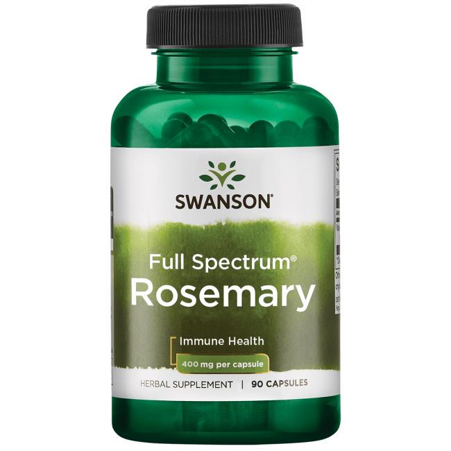 Комплекс для профилактики работы печени Swanson Full Spectrum Rosemary 400 мг 90 капс. (000016171)