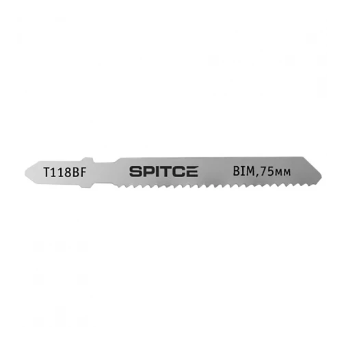 Полотно для е/лобзика Spitce 41-744 метал T-хв BIM ч/р 75 мм 2 мм 5 шт. (T118BF)