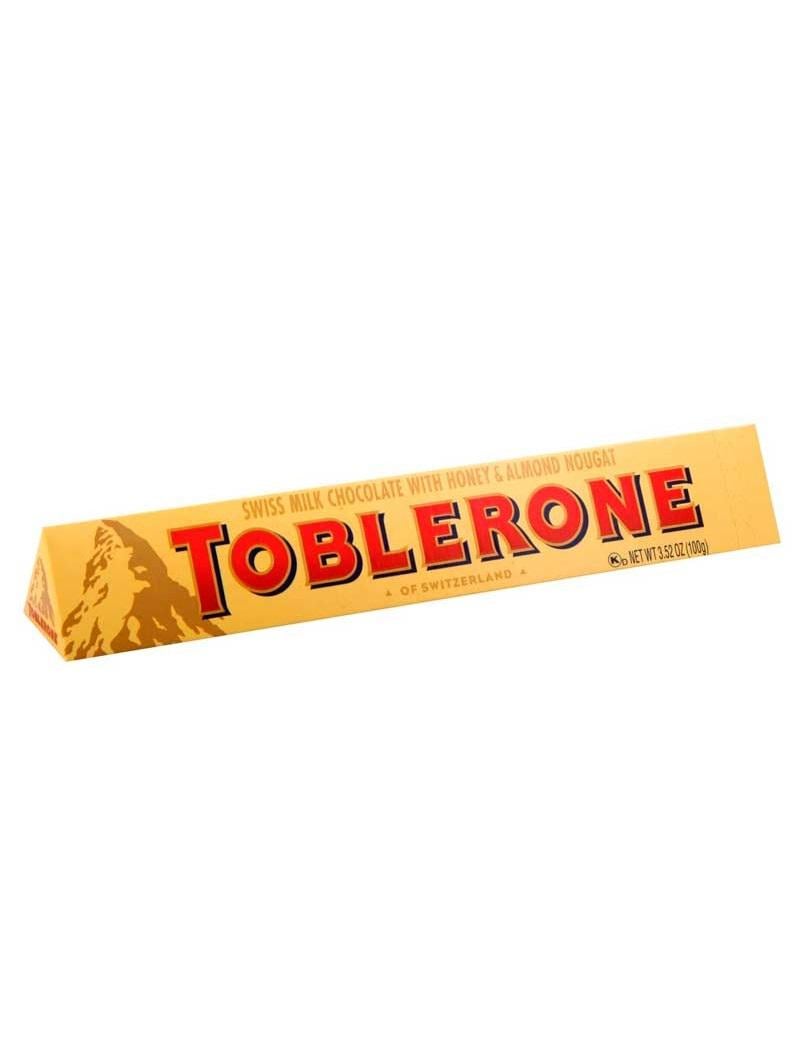Молочный швейцарский шоколад Toblerone с медово-миндальной нугой 100 г