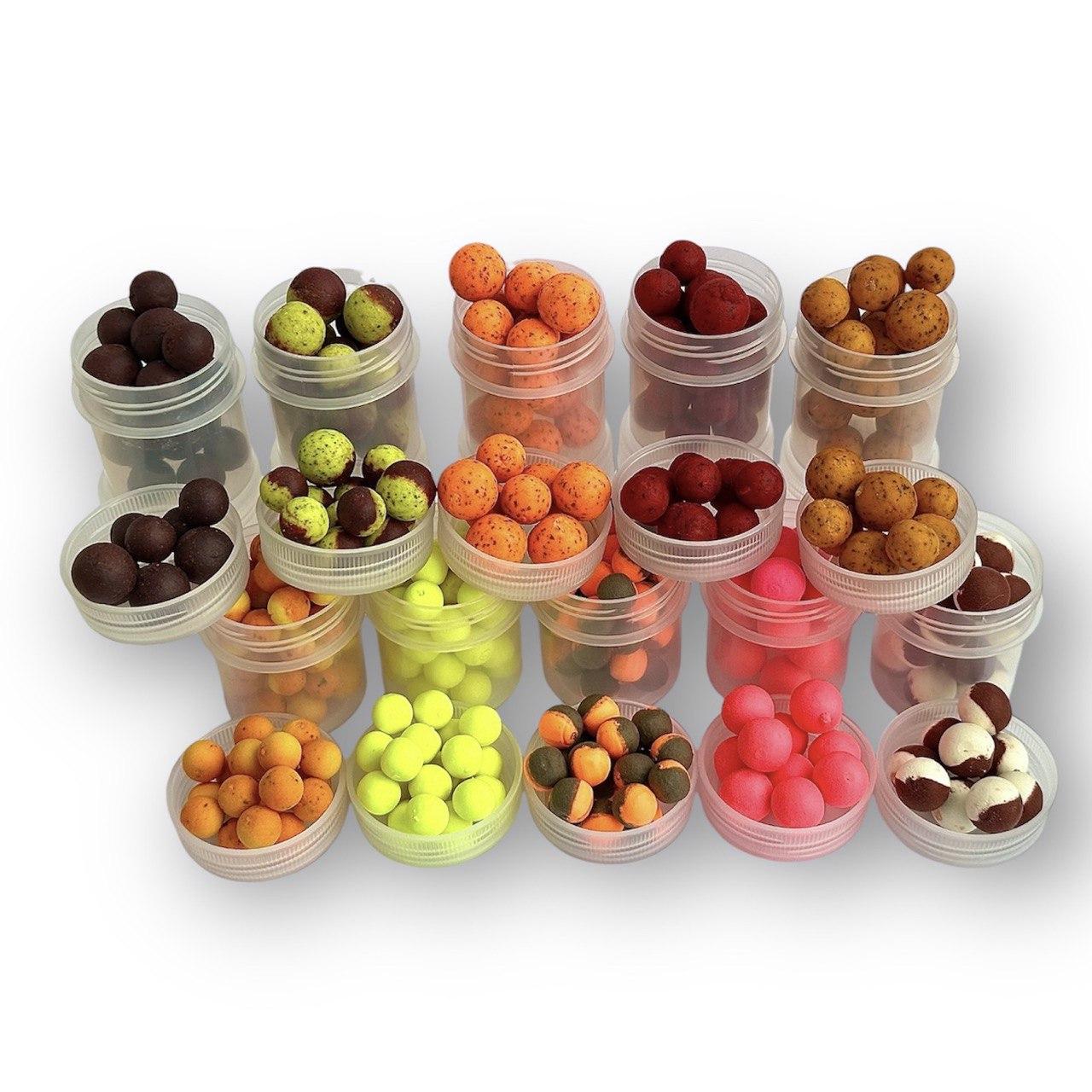 Набор бойлов для карповой ловли Базовый минимум с флюоро-дипом (2924436584)