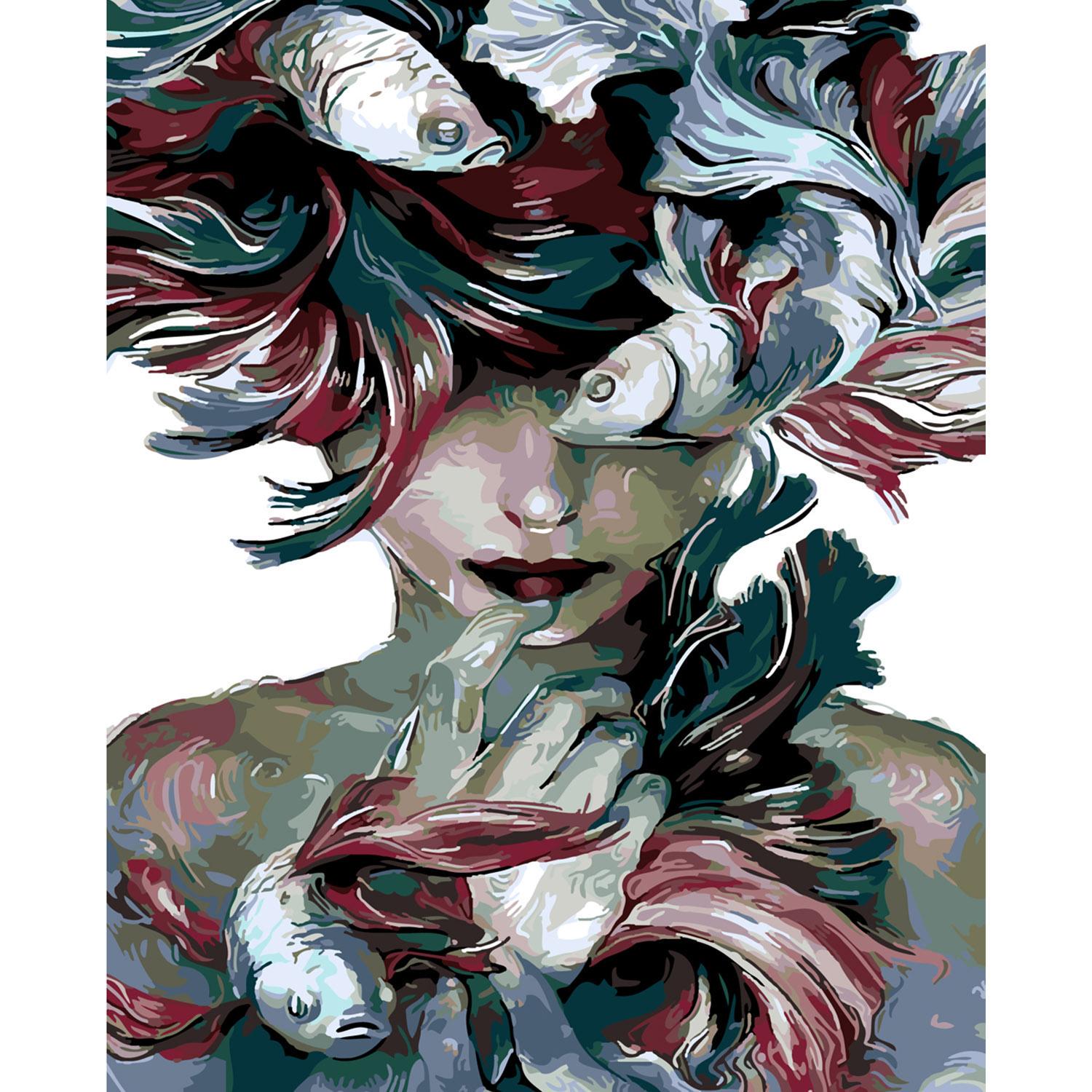 Картина по номерам Strateg Свобода мысли 40х50 см (SY6235)