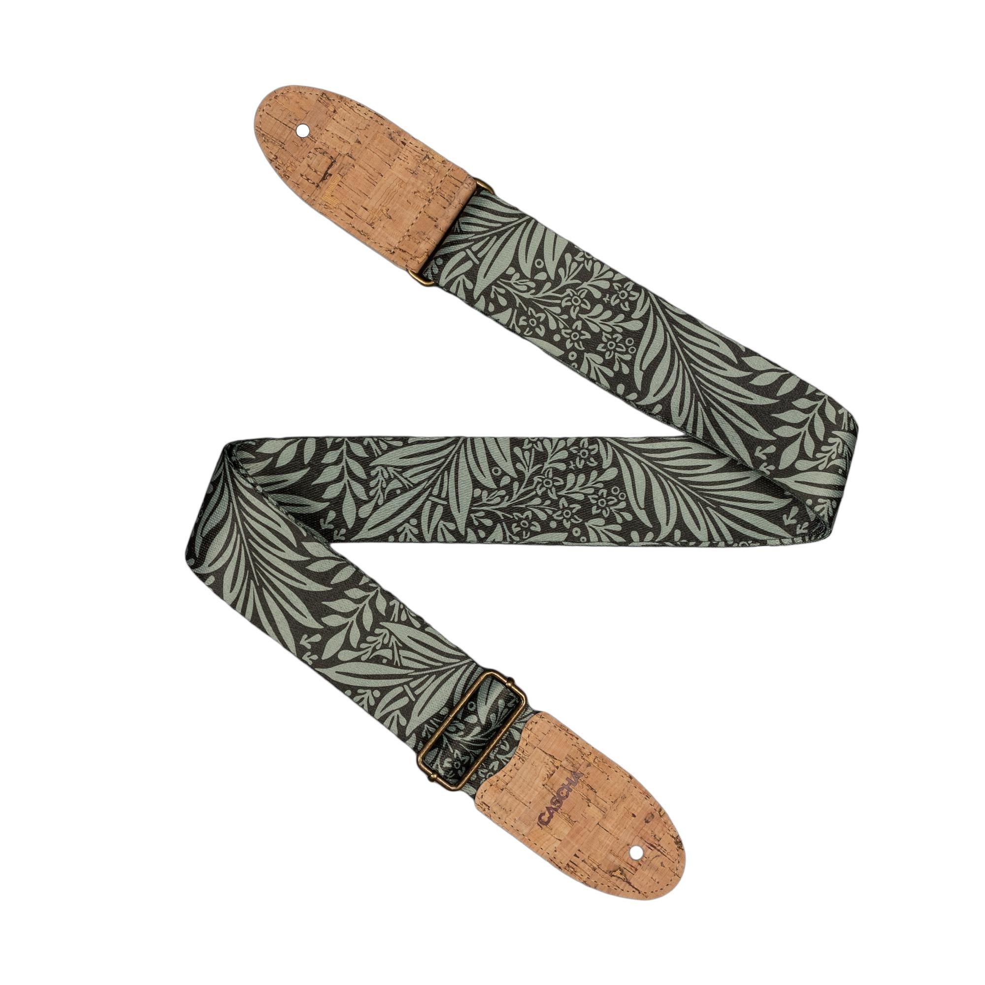 Ремінь дo гітари Cascha Vegan CGS-VC8 Olive Jungle (67342)