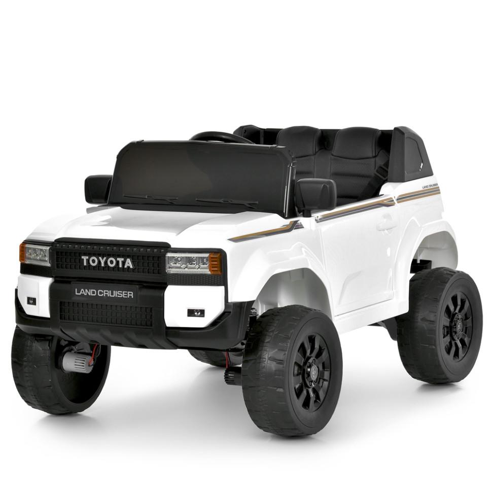 Детский электрический джип Bambi Toyota 24V двухместный до 30 кг Белый (DE-169-E-935)