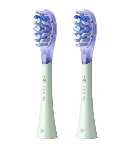 Насадки для зубної щітки Oclean Ultra White Brush Head for On SE Air X F1 UW01 G02 2 шт. Green