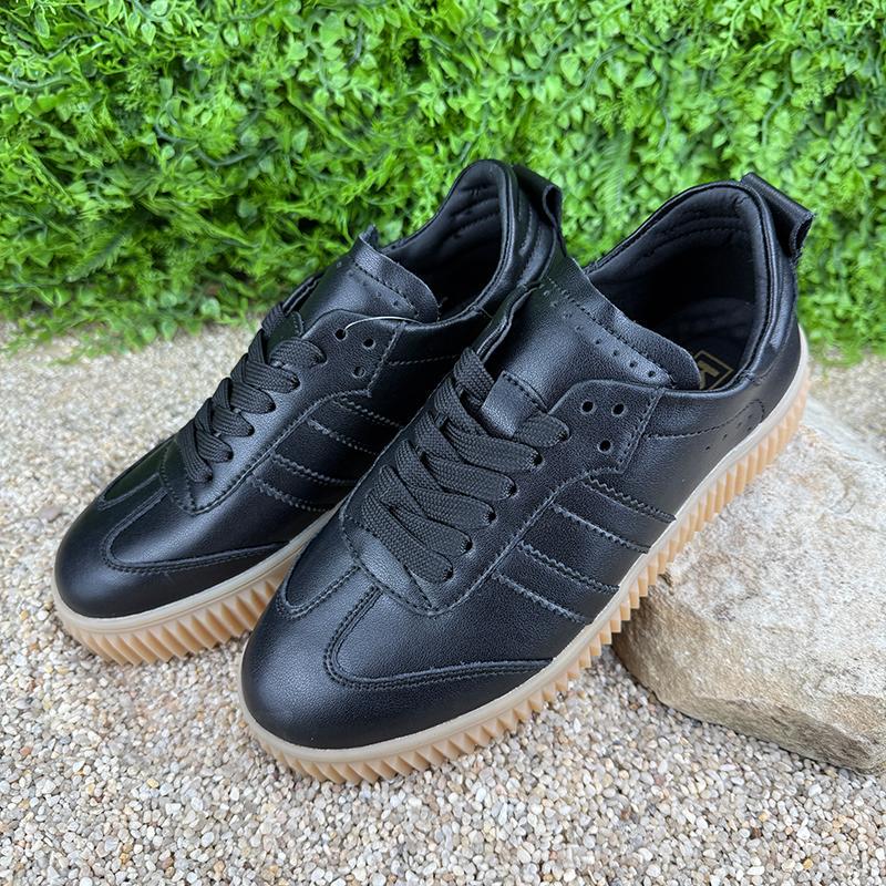 Кеди жіночі шкіряні Е-007060-6 p. 37 24 см Чорний - фото 2 Кеди жіночі шкіряні Е-007060-6 p. 37 24 см Чорний - фото 2