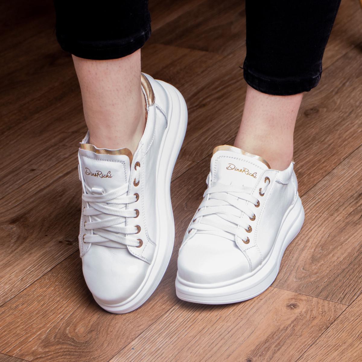 Кеды женские Fashion Deja 2194 р. 37 24 см Белый (10424677)