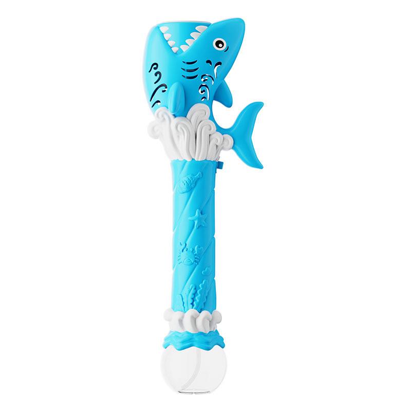 Дитячий іграшковий пістолет з мильними бульбашками H038 Shark bottle 50 мл Light Blue (00000078649_1)