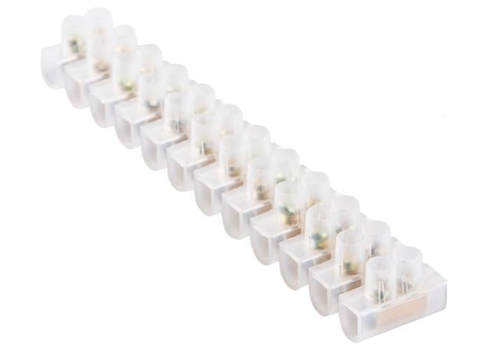 Клеммная колодка АСКО-УКРЕМ 12х25 мм 60A Белый (A0130040005)
