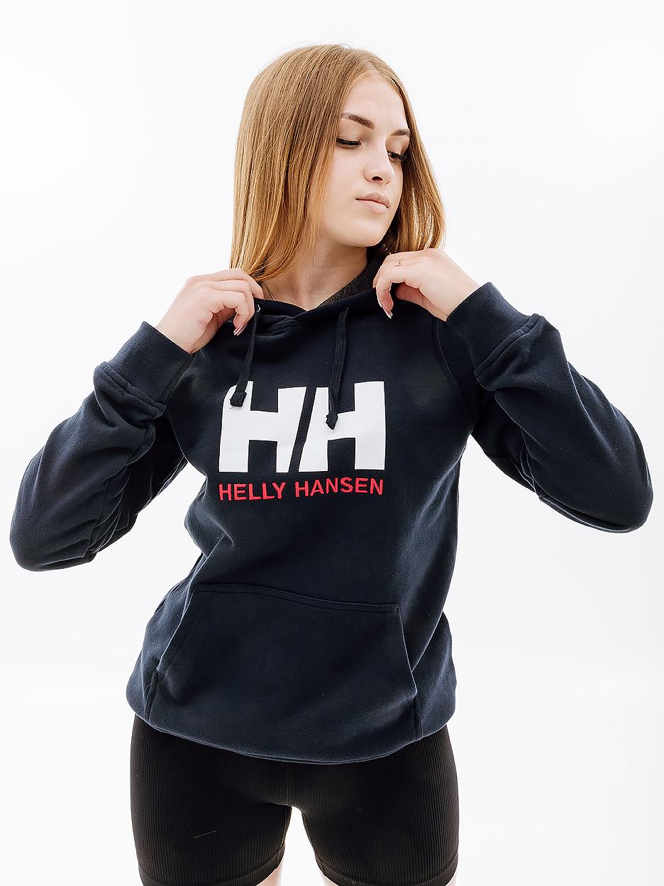 Худи женское Helly Hansen W HH LOGO HOODIE XS Синий (7d33978-597 XS) - фото 5 Худи женское Helly Hansen W HH LOGO HOODIE XS Синий (7d33978-597 XS) - фото 5