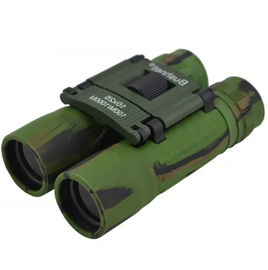 Бинокль портативный Bushnell Army 10х25 100/1000 м складной с чехлом (85d55122)