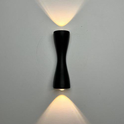 Бра светодиодный настенный Savio 1+1 6W 3000K 220V IP54 Black (22049761)