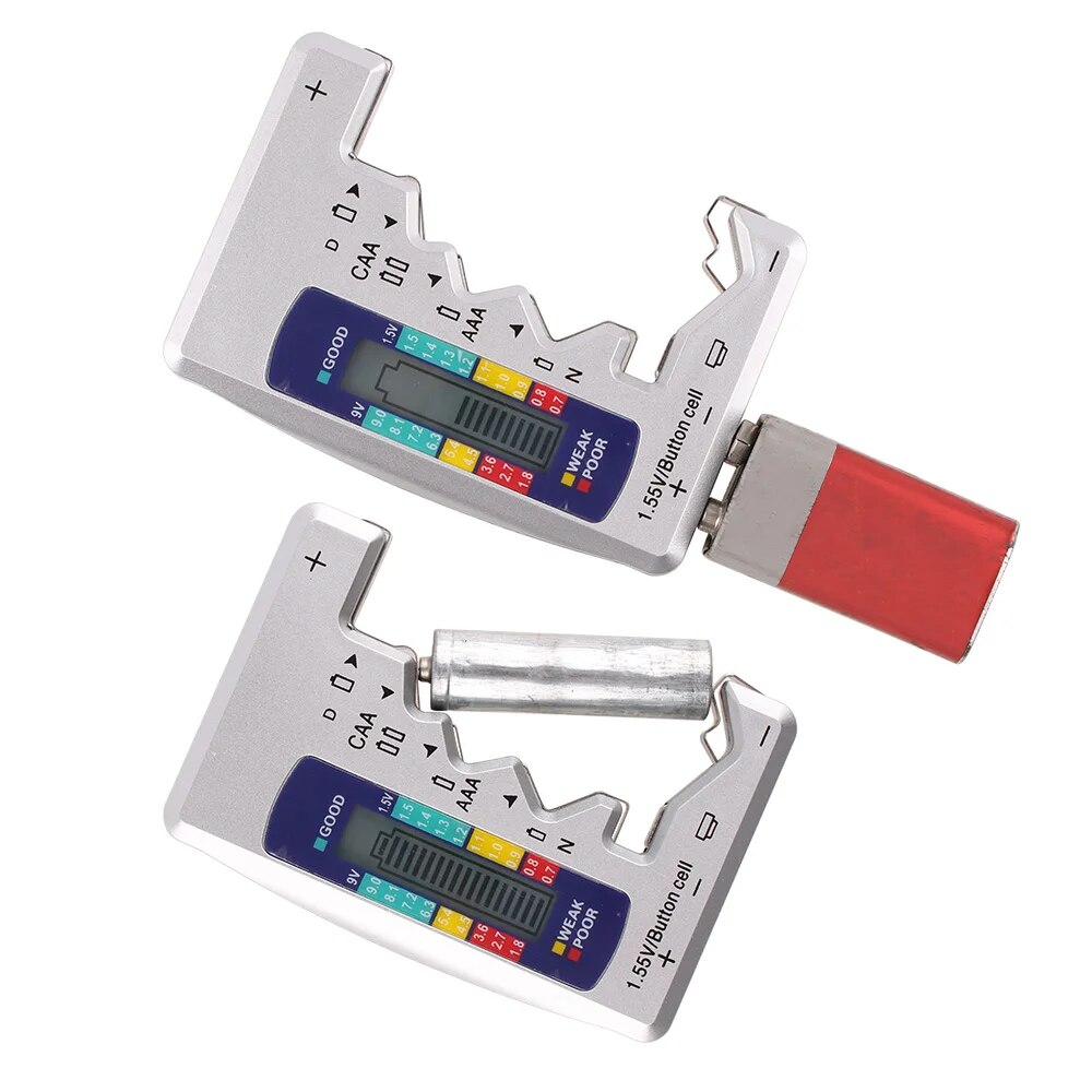 Прибор для измерения заряда батареи с цифровым дисплеем Белый (13081693) - фото 7 Прибор для измерения заряда батареи с цифровым дисплеем Белый (13081693) - фото 7