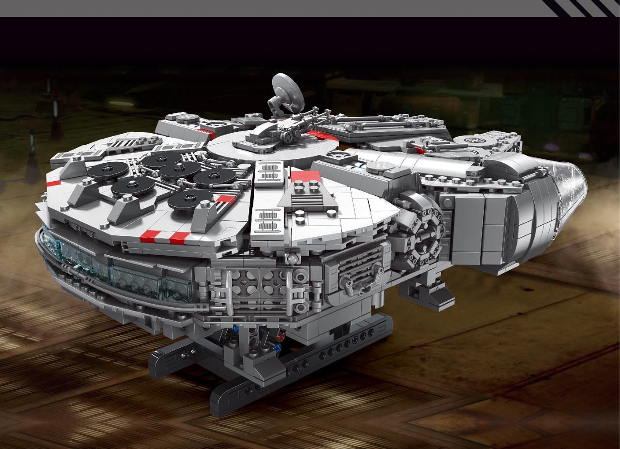 Конструктор Star Wars Сокол тысячелетия MILLENNIUM FALCON 2306 деталей - фото 6
