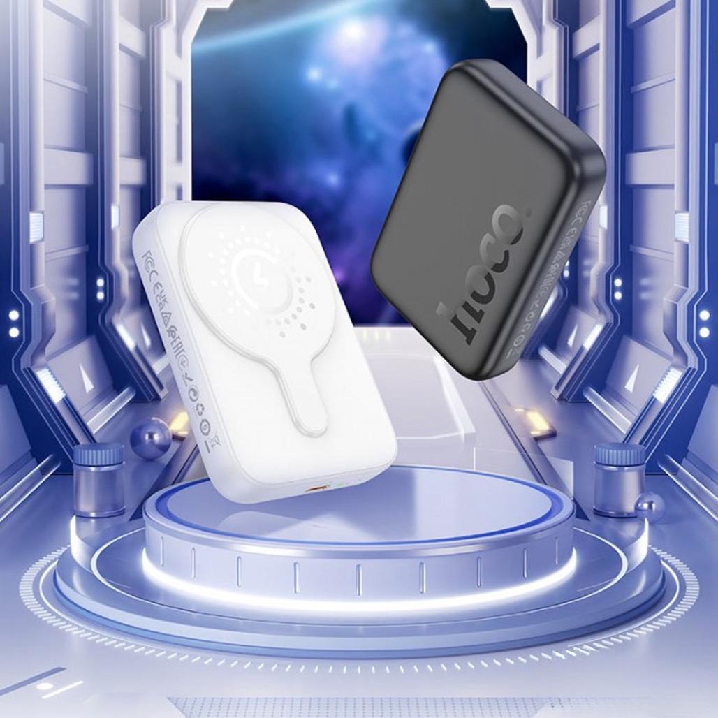 Внешний аккумулятор Hoco J117A Esteem MagSafe 10000 mAh 20W Black (605823) - фото 7 Внешний аккумулятор Hoco J117A Esteem MagSafe 10000 mAh 20W Black (605823) - фото 7