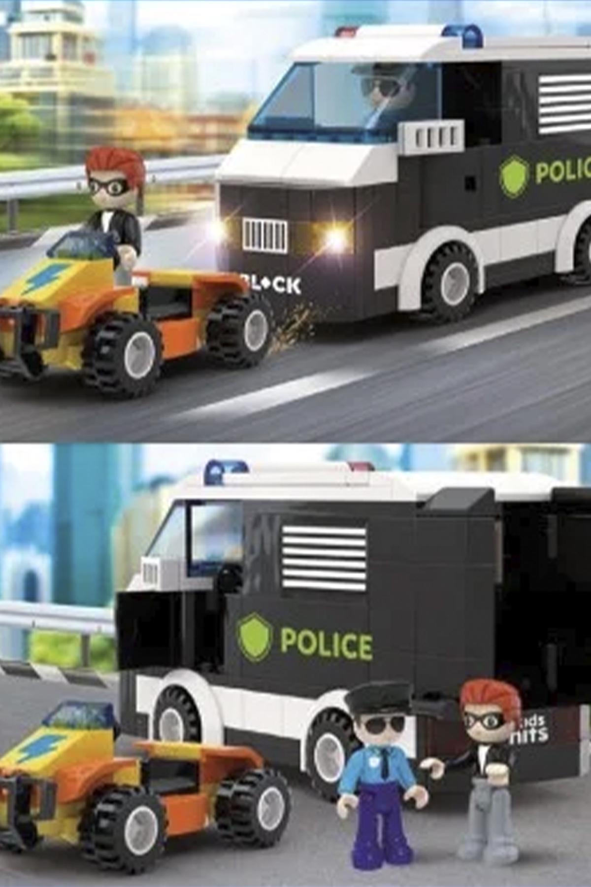 Конструктор Kids hits IBLOCK JUNIOR Armoured Vehicle In Pursuit Разноцветный (ЦБ-00265710) - фото 2 Конструктор Kids hits IBLOCK JUNIOR Armoured Vehicle In Pursuit Разноцветный (ЦБ-00265710) - фото 2