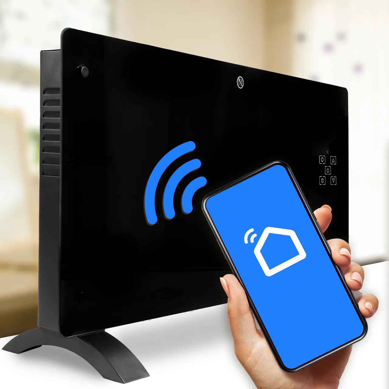 Обігрівач скляний конвекційний Maltec Eco з термостатом та пультом 2000 Вт (CH7000) - фото 13