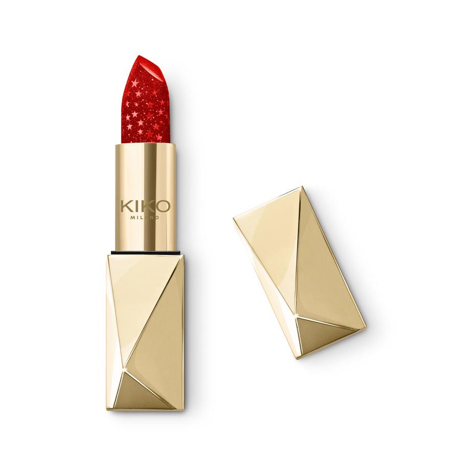 Помада Holiday Gems Diamond Dust Lipstick Kiko Milano 04 Рубін - фото 1