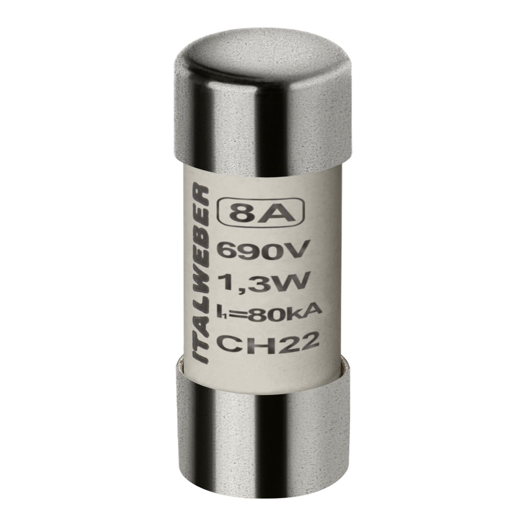 Предохранитель Italweber 22х58 8А gG CH22 690 В (1441008)