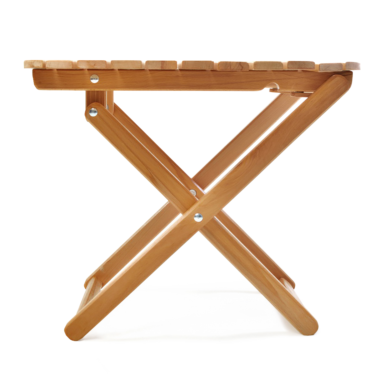 Стіл садовий Компакт Овал з масиву бука розкладний (CNT00013684) - фото 2 Стіл садовий Компакт Овал з масиву бука розкладний (CNT00013684) - фото 2