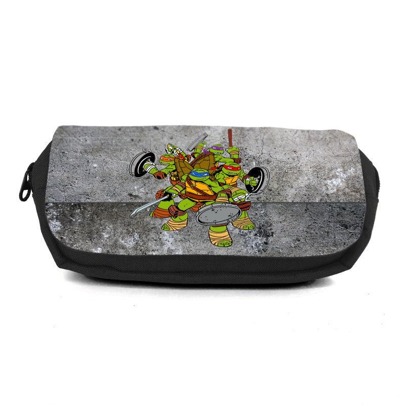 Пенал школьный Ракушки Ниндзя Ninja Turtles TMNT-0021 Черный (1529789001)