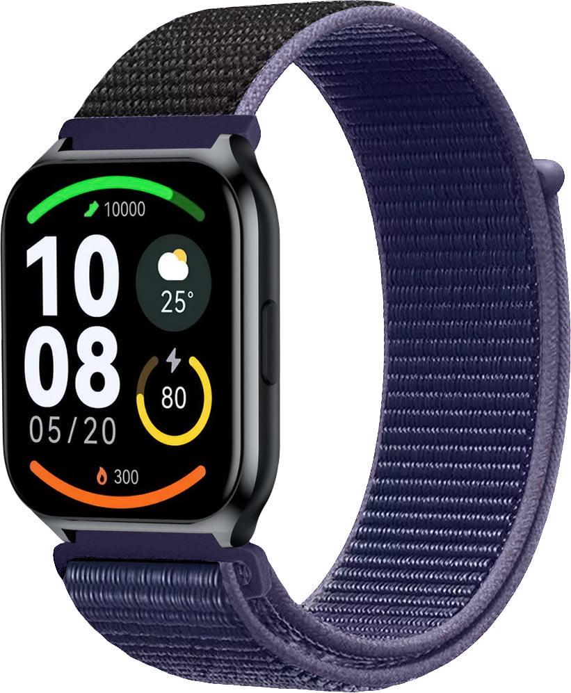 Ремешок нейлоновый Sport Loop для Haylou Watch 2 Pro LS02 Pro Midnight Blue (40809-4D)