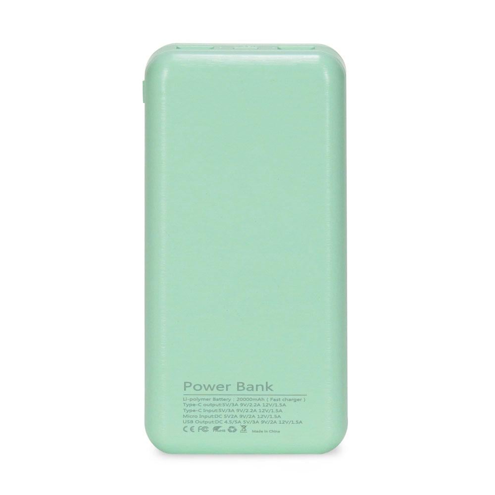 Повербанк Kraft TPB-2020 20000 mAh Green (43-00051) - фото 4